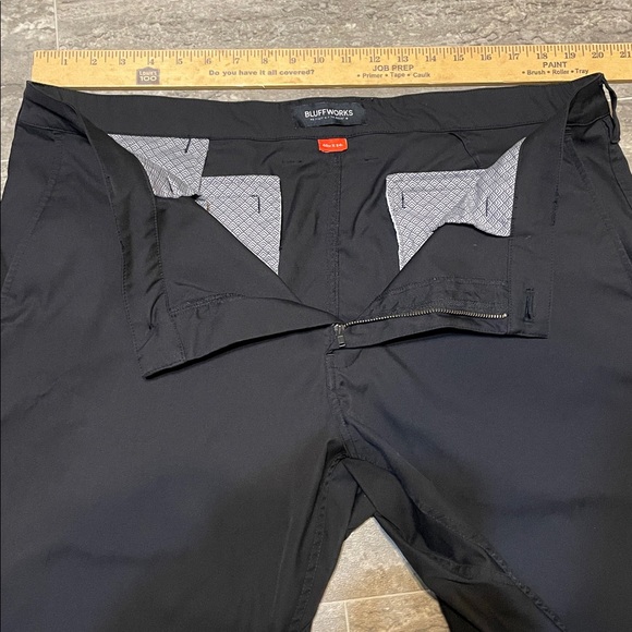 Men's Bluffworks Ascender Chino Pants Black 40x34 - Picture 4 of 11